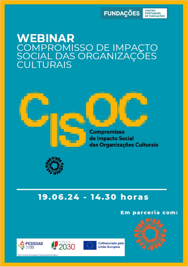 Webinar Compromisso de Impacto Social das Organizações Culturais